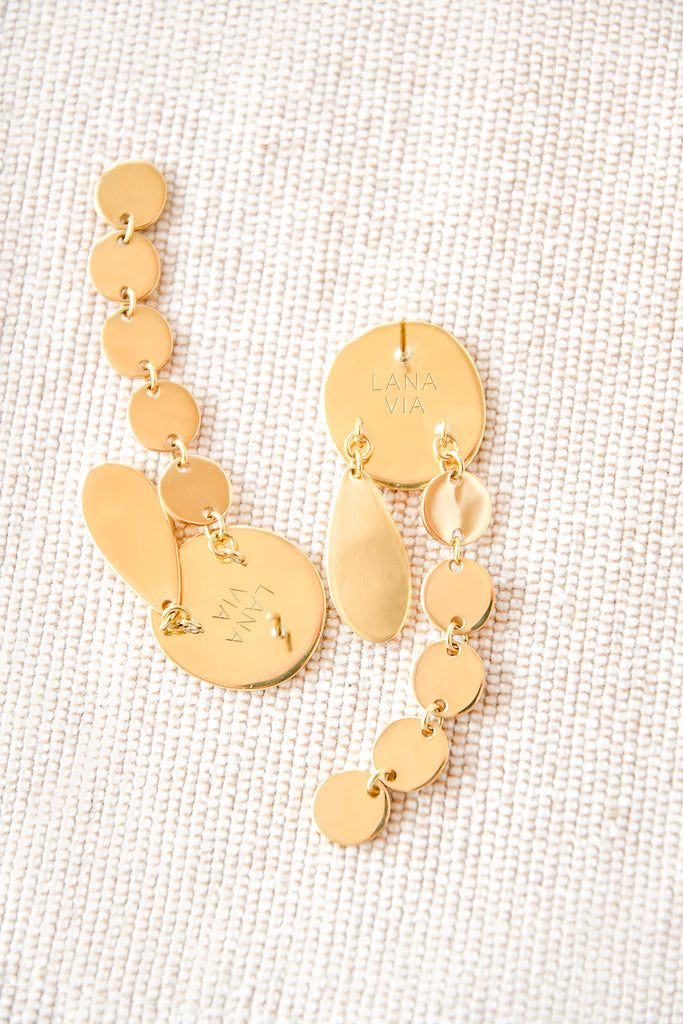 Mixed shower earrings